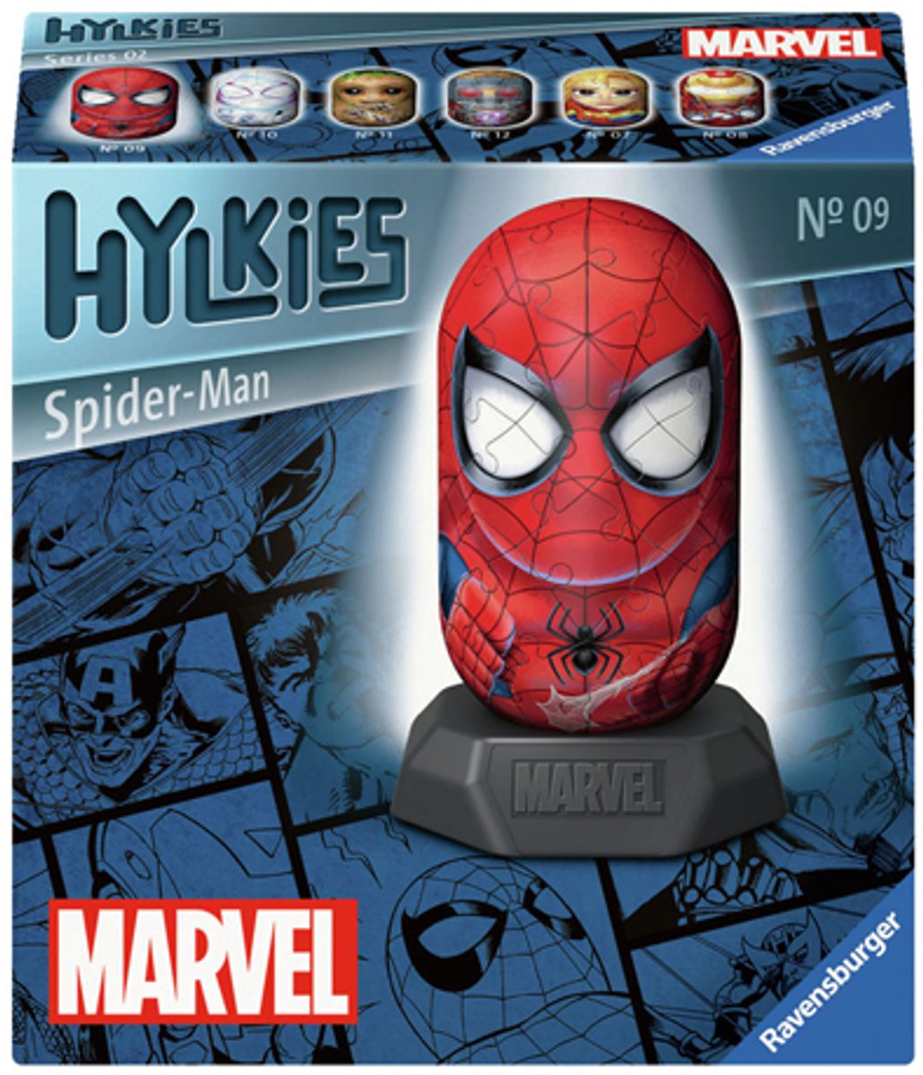 Ravensburger 3d puzzel hylkies marvel spiderman, 54st.