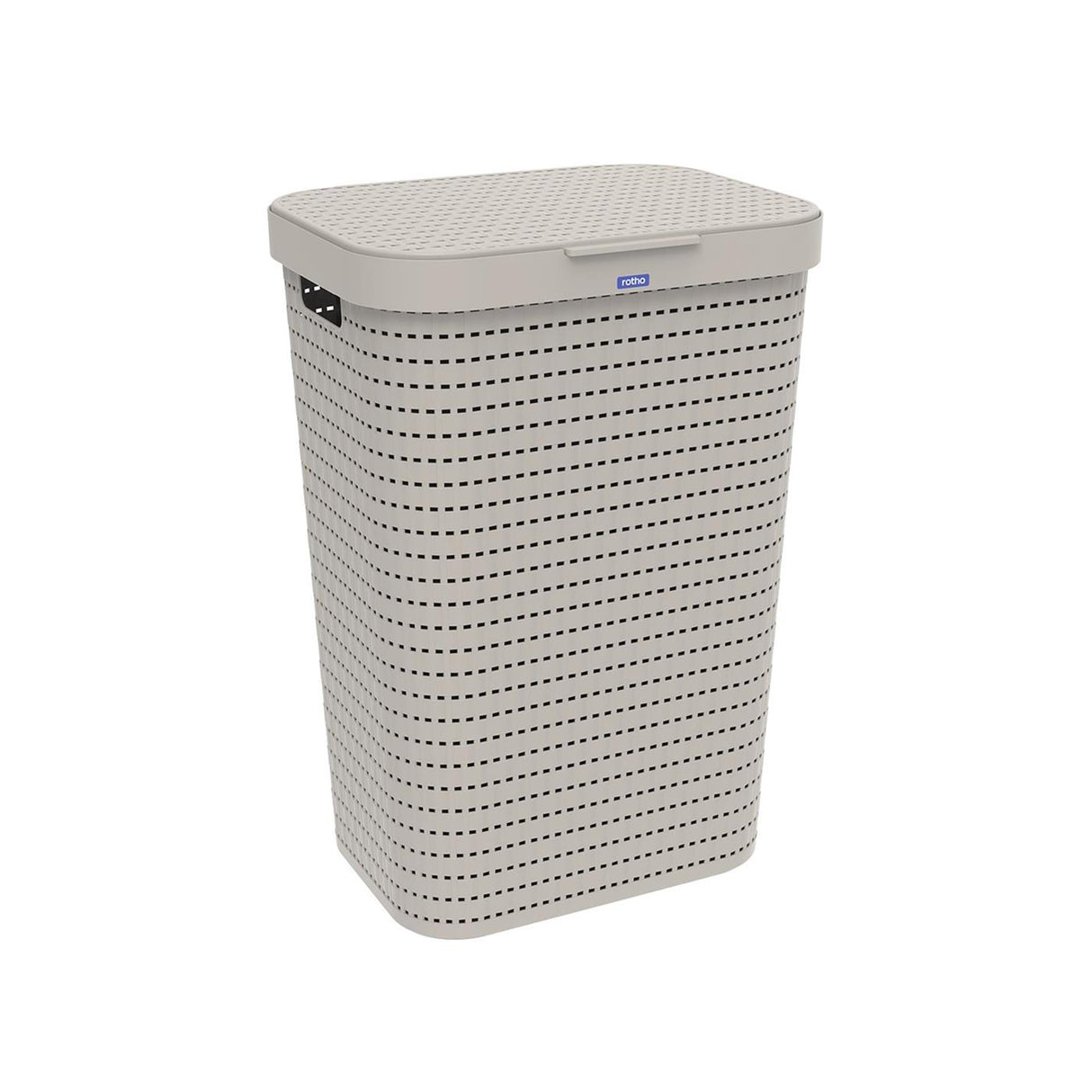 Rotho wasbox country 55l cappuccino