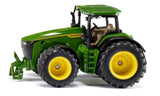 Siku 3290, john deere 8r 370, 1:32, metaal kunststof, groen, incl. contragewicht, motorkap kan open