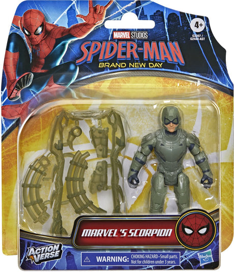 Hasbro marvel studios spider-man brand new day actionverse marvel's scorpion - actiefiguur