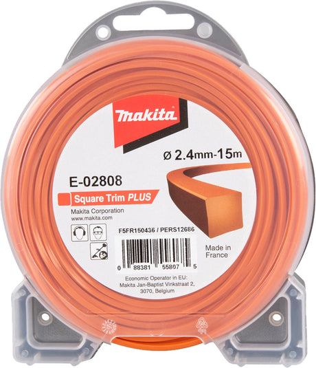 Makita maaidraad vierkant 2,4 mm x 15 m - e-02808