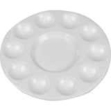 Creativ company https: www.cchobby.nl palet-rond-palet-met-11-vakken-d-17-cm-wit-10-stuk-1-doos
