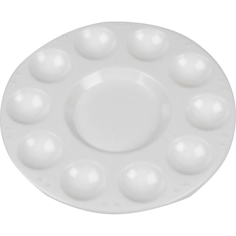 Creativ company http: www.cchobby.nl palet-rond-palet-met-11-vakken-d-17-cm-wit-10-stuk-1-doos