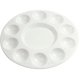 Creativ company https: www.cchobby.nl palet-rond-palet-met-11-vakken-d-17-cm-wit-1-stuk