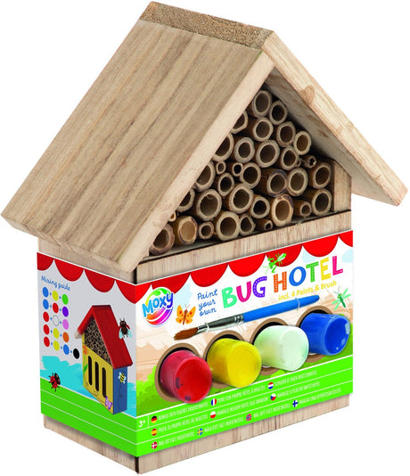 Creative craft group schilder je eigen houten insectenhotel verfset