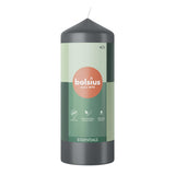 Bolsius stompkaars 150 58 stormy grey