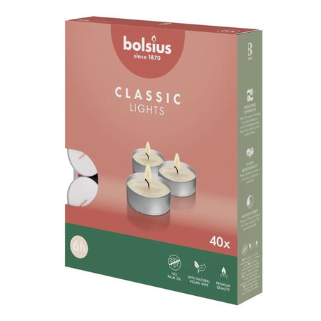 Bolsius waxinelicht 6 uur doos a 40st