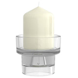 Bolsius glazen multi houder rond