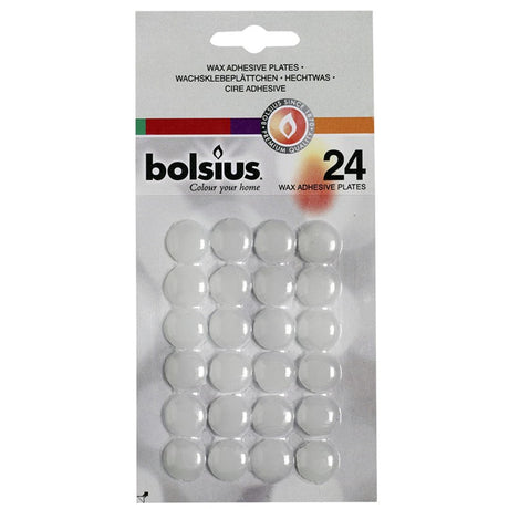 Bolsius hechtwasrondjes blister a 24st