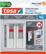 Tesa spijker tegels metaal badkamer keuken herbruikbaar zelfklevend – 2 stuks 3kg