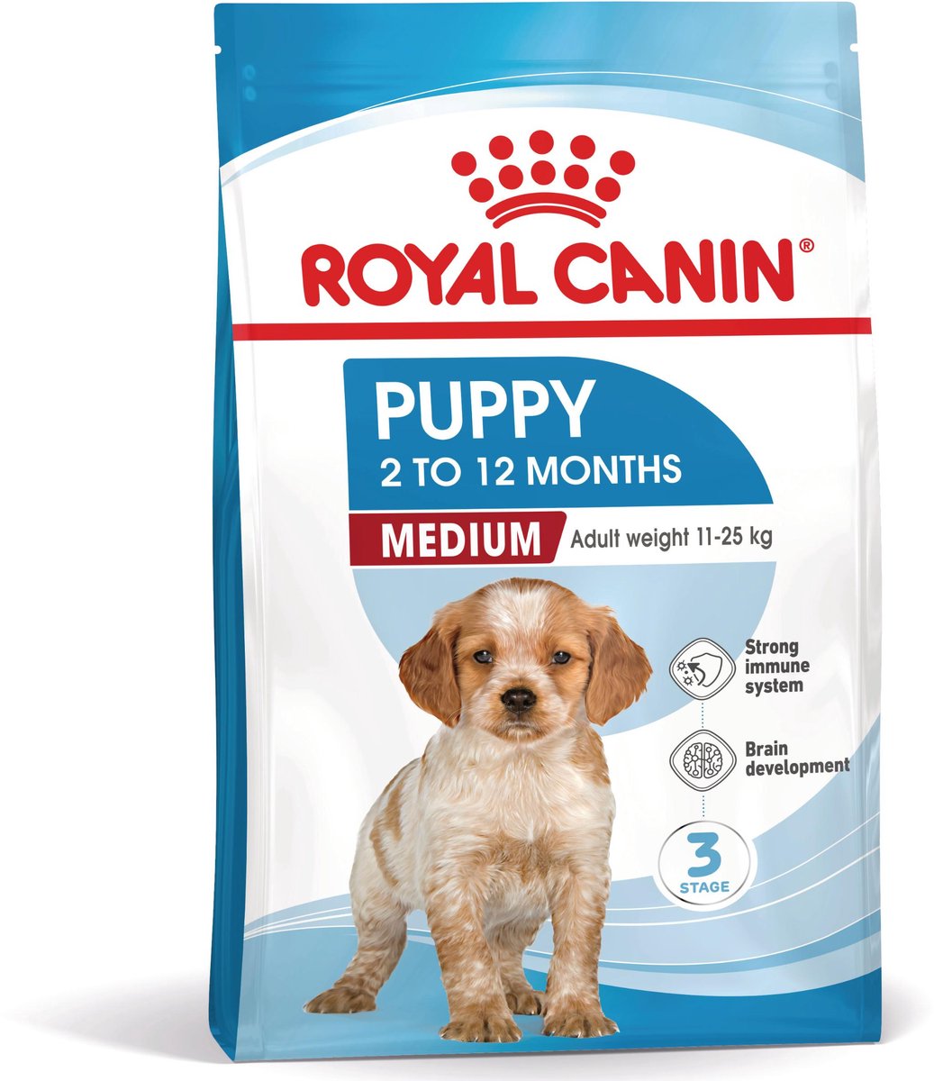 Royal canin puppy medium - 4 kg - hondenbrokken