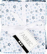 Creativ company patchwork stof blauw 45x55cm, 4st.