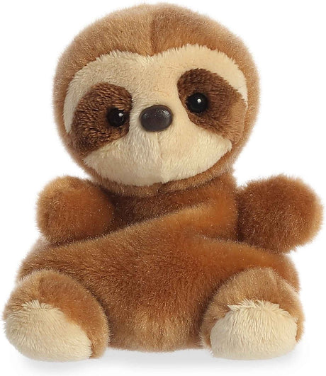 Aurora palm pals knuffel slomo sloth - zachte knuffel van 13cm - aur-33478