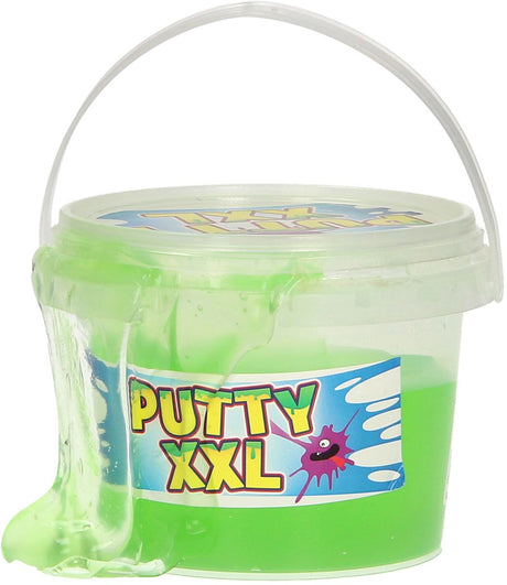 Van manen slijmemmer putty xxl glitter junior 350 gram blauw