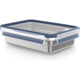Tefal vershouddoos rvs masterseal rechthoek 1.2 l | 2 stuks