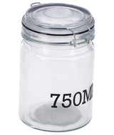 Voorraadpot glas 750 ml | 4 stuks