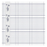 Ddddd theedoek lisse 60x65 blue | 6 stuks