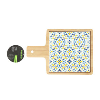 Serveerplank bamboo keramiek | 4 stuks