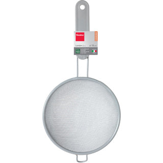Metaltex london line zeef non-stick metaal pfas vrij ø18cm grijs