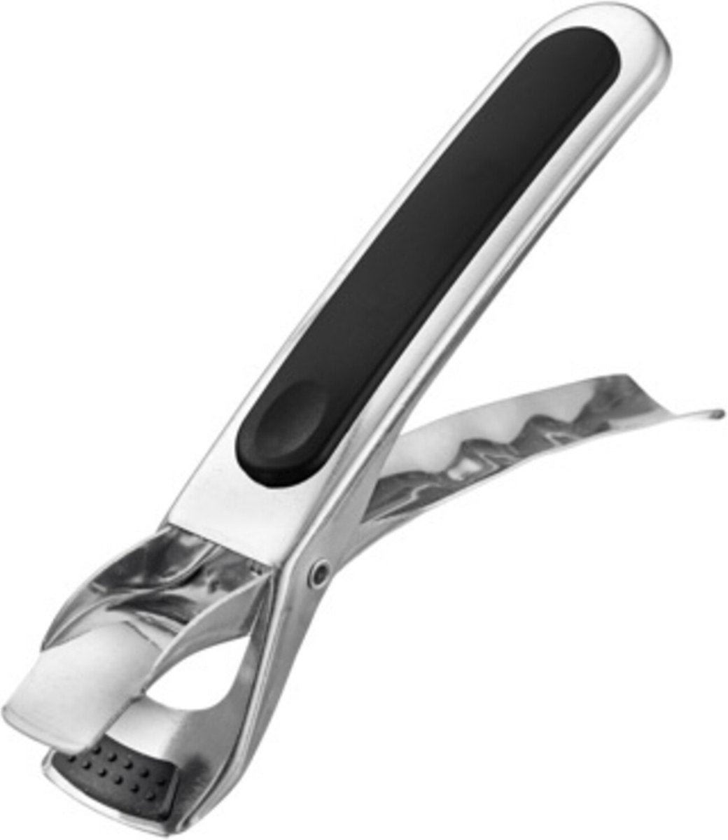 Westmark oventang, met rubberen handvat, lengte: 17,5 cm, staal siliconen, zilver zwart, 10792270