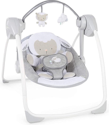 Ingenuity opvouwbare baby schommel cuddle lamb - - vanaf 0 maanden