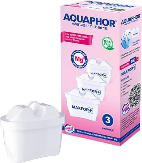 Aquaphor water filters aquaphor waterfilterpatronen maxfor+ mg 3 stuks