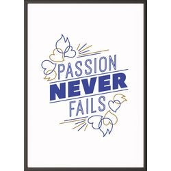 Motiverende lijst paperflow aluminium zwart
