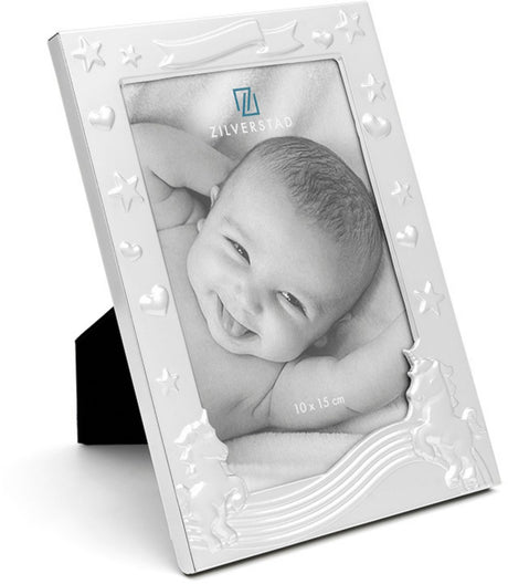 Zilverstad - fotolijst baby abc 10x15cm verzilverd