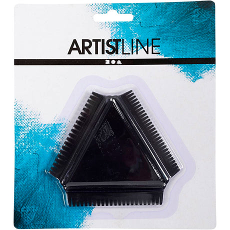 Creativ company https: www.cchobby.nl structuurkam-van-rubber-afm-9-cm-zwart-1-stuk