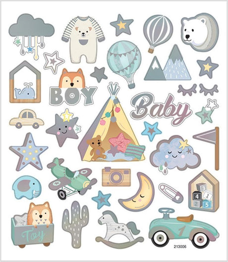 Creativ company stickers baby boy, 1 vel