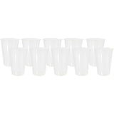 Duni plastic glazen 39 cl 10 stuks | 4 stuks