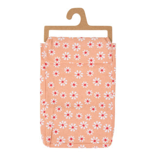 Daisy flowers tafelloper oranje 50x140 cm | 3 stuks