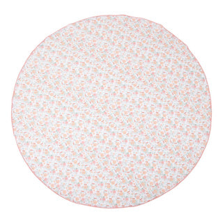 Freddie tafelkleed textiel roze rond 160 cm