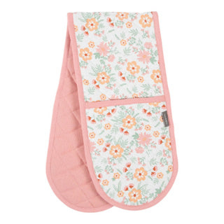 Freddie dubbel ovenwant roze 18x85 cm | 2 stuks