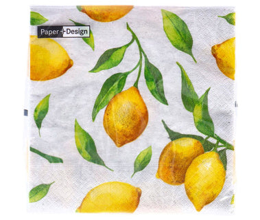 Servetten citrus 33x33 cm | 4 stuks