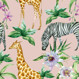 Servetten zebras girafes 33x33 cm | 12 stuks