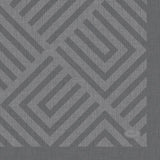 Duni servetten mosaic granite grey 24x24 cm | 12 stuks