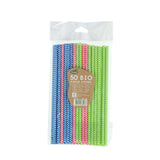 Duni rietjes, party 50 stuks papier | 5 stuks