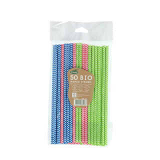 Duni rietjes, party 50 stuks papier | 5 stuks