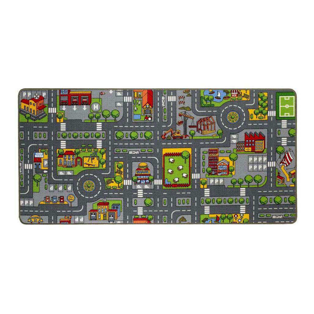 Paradiso toys speelkleed duoplay omkeerbaar stad en boerderij, 67x100cm