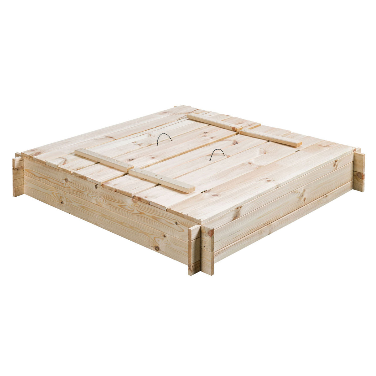 Swingking houten zandbak blank - gucio