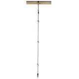 Swingking klimtouw met 2 ringen, 190cm