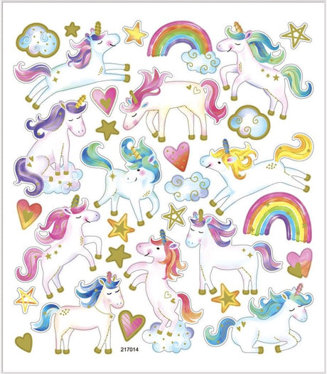 Creativ company stickervel eenhoorn 15 x 16,5 cm