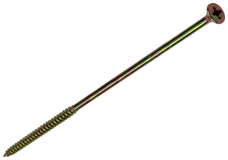 Mack 1006979 - spaanplaatschroef vz kop geelverzinkt 4st 6 x 180mm | 5 stuks