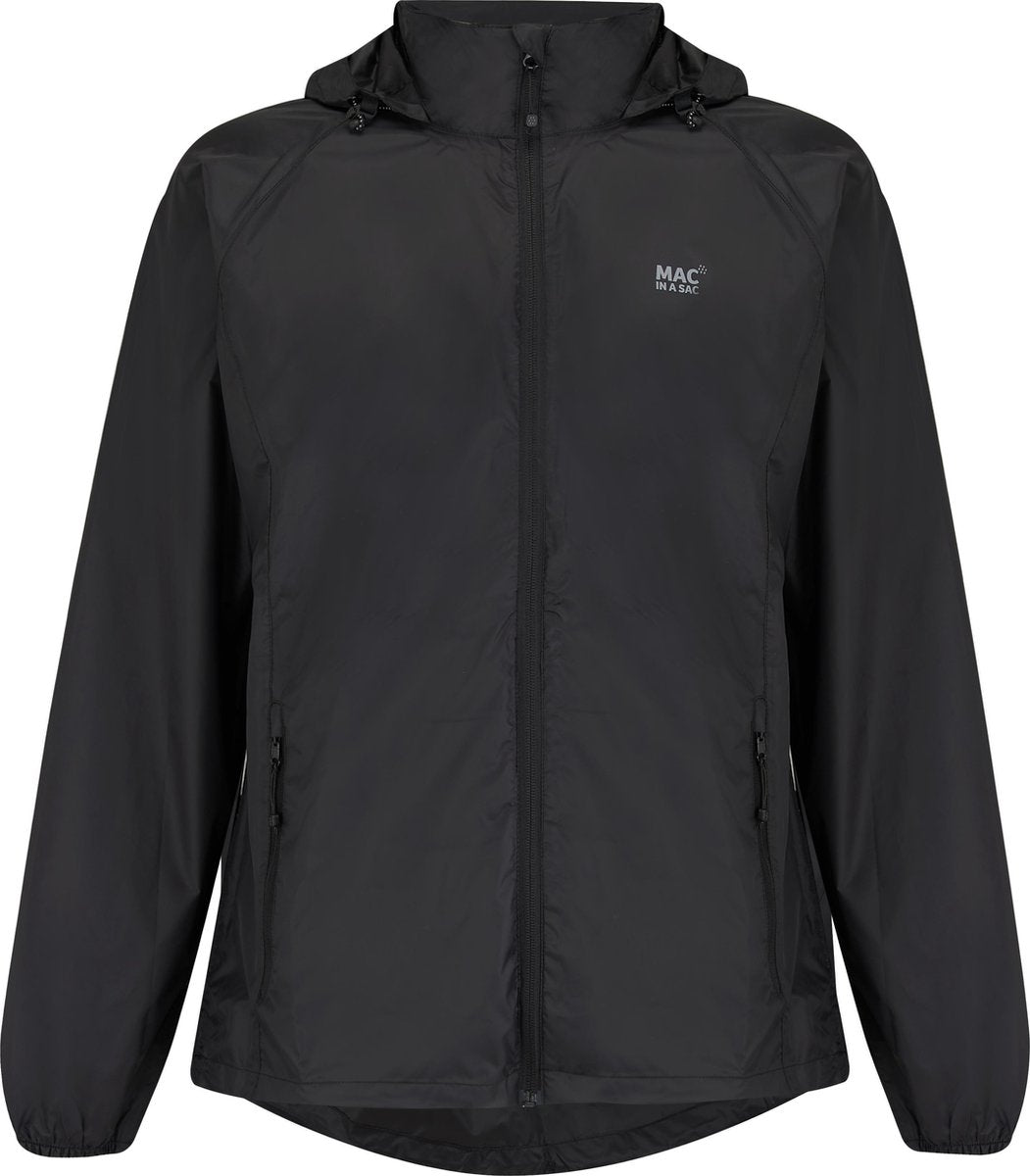 Mac in a sac origin 2 regenjas unisex - zwart - maat s