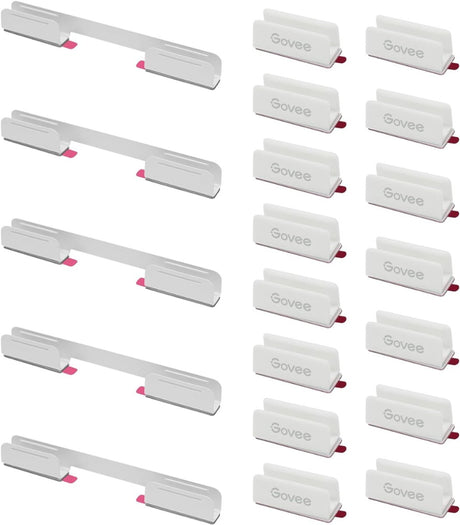 Govee witte montageclips neon rope light 2 - set van 20 clips