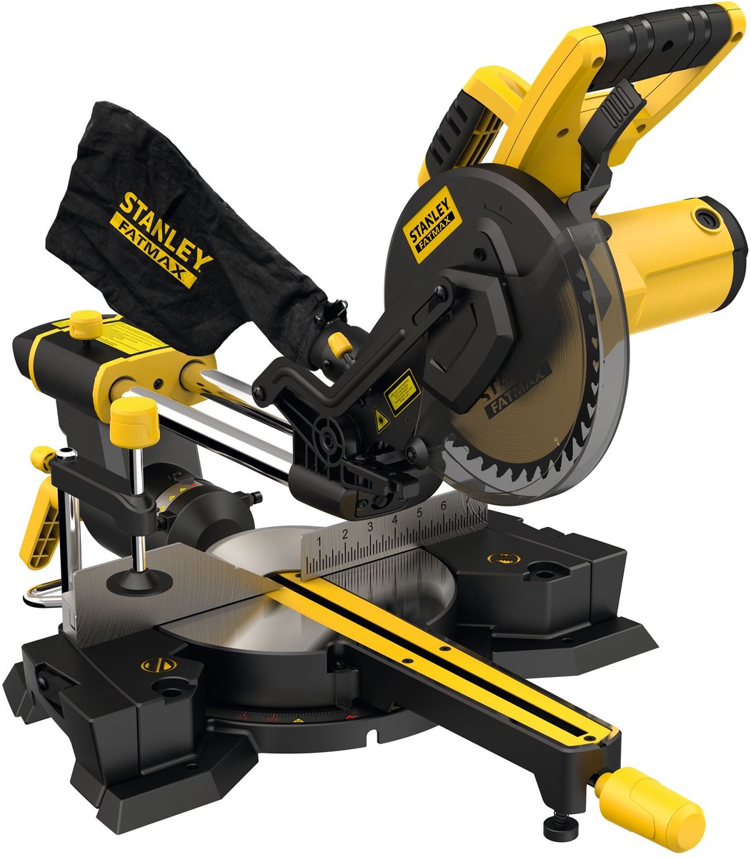 Stanley fatmax 1500w afkort- en verstekzaag 216mm fme721-qs