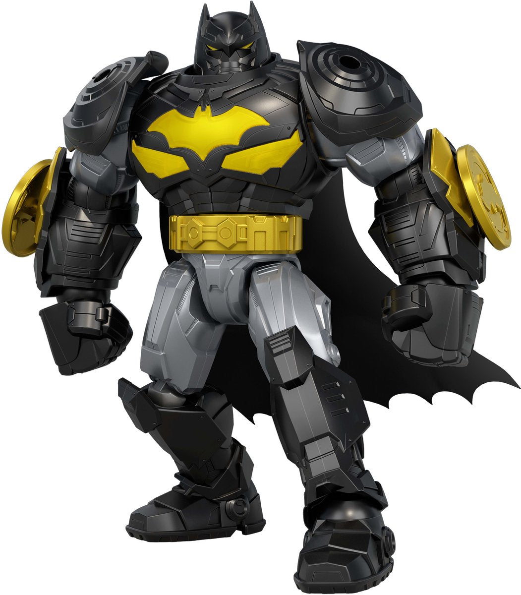 Mattel dc premier action figure met geluid light mecha suit batman 18 cm action figuur