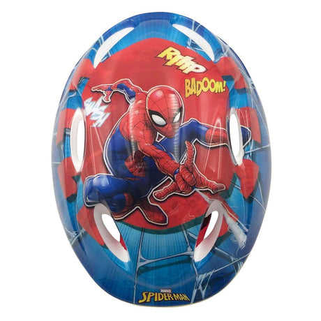 fietshelm Spider-Man jongens 51-55 cm Blauww rood