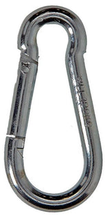 Mack 1008438 - 1 karabijnhaak + veer 6 x 60mm verzinkt | 10 stuks